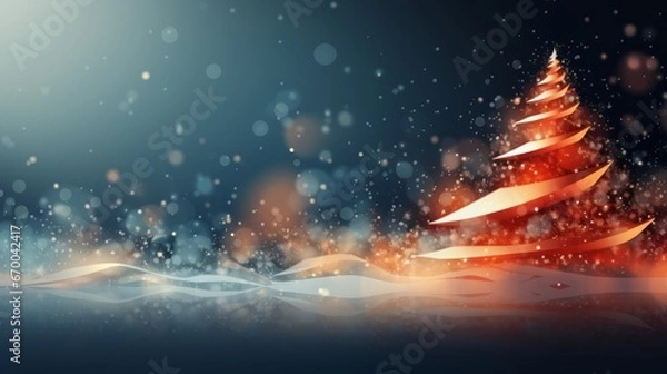Fototapeta colorful abstract Christmas background with lights 13