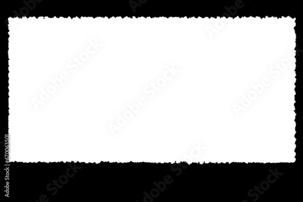 Obraz Decorative Black & White Edge. Type Text Inside, Use as Overlay or for Layer Mask	