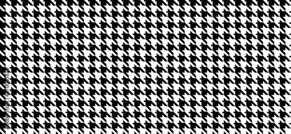Fototapeta Concept houndstooth pattern for clothes textile. seamless background