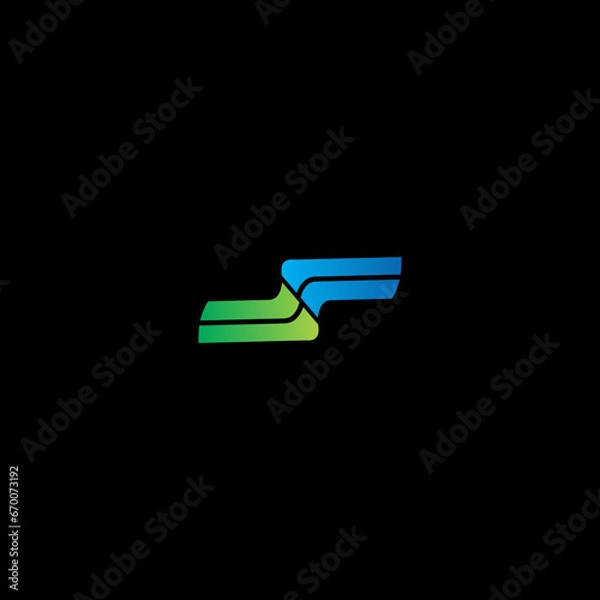 Obraz letter s vector logo