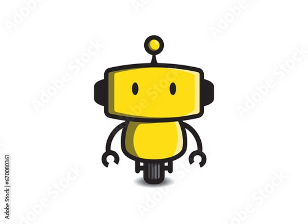 Fototapeta Robot. Fun vector illustration