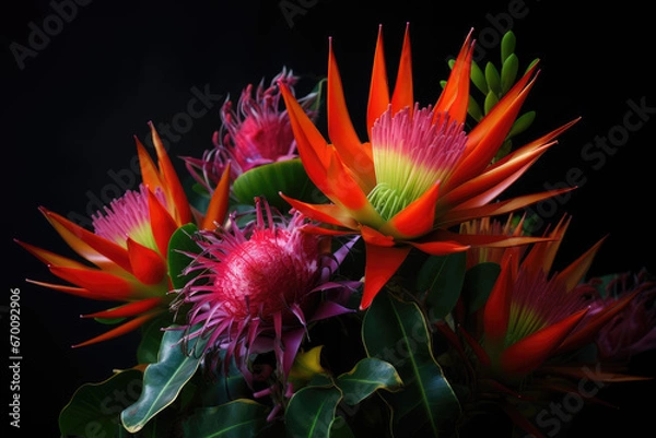 Fototapeta Cactus flower - Generative AI