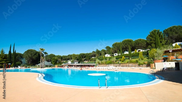 Obraz Camping pool