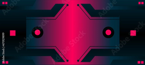 Obraz Technology Background, Futuristics, Background, Modern Background	