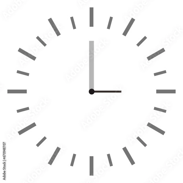 Obraz vector clock watch collection