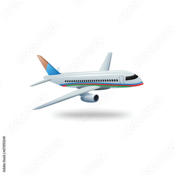 Obraz plane vector type icon