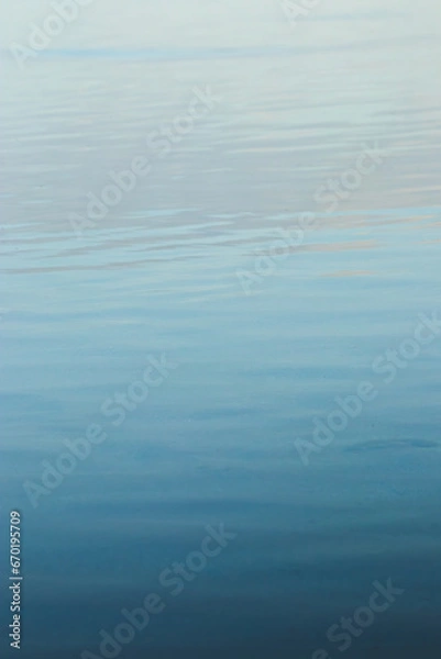 Obraz beautiful peacefull blue calm water background from a morning in the beach of puerto rico