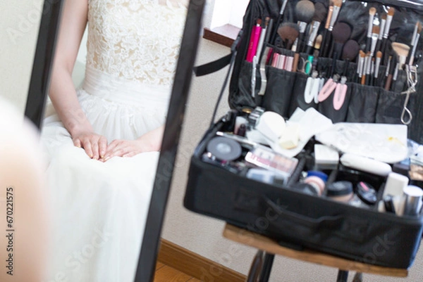 Obraz メイク　着替え