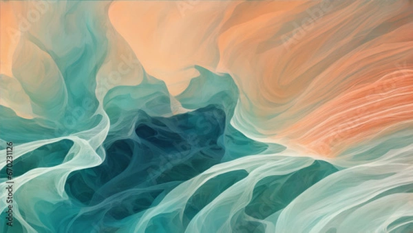 Obraz summer abstract wavy background