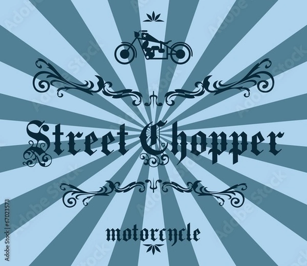 Obraz motorbike theme