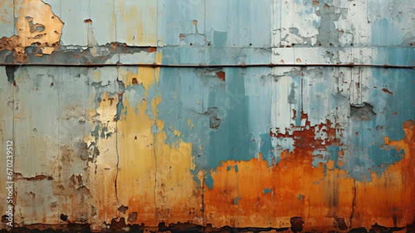 Obraz Abstract dirty grunge backdrop of a worn wall.
