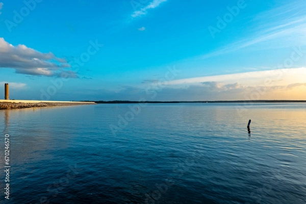 Obraz Lake murray south carolina coast near columbia city
