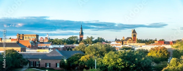 Obraz new bern north carolina town riverfront scenes