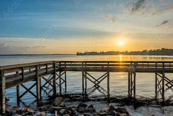 Obraz Lake murray south carolina coast near columbia city