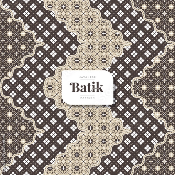 Fototapeta batik ornament seamless pattern 20