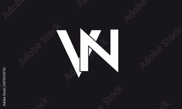 Obraz UN logo design vector template