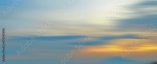 Obraz blurred background of sunset and blue sky