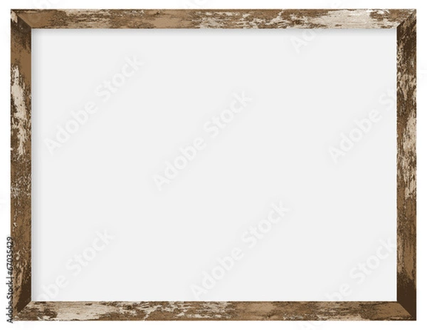 Fototapeta rustic wooden photo frame
