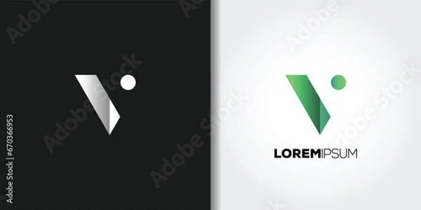 Obraz abstract v logo
