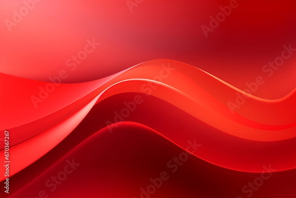 Fototapeta red abstract background Generative ai