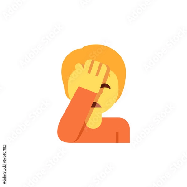 Obraz Person Facepalming