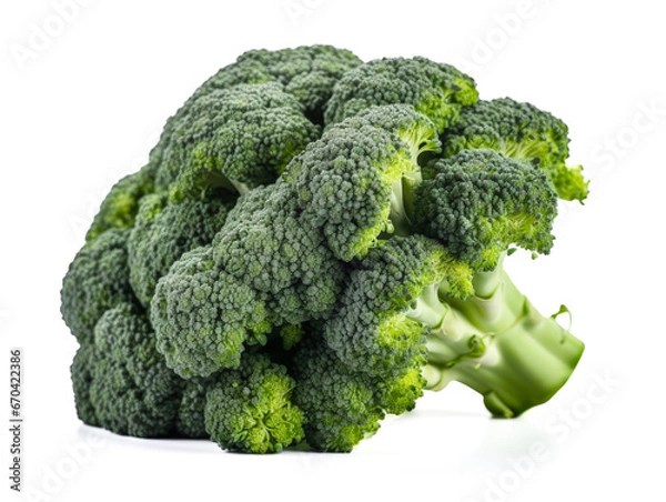 Obraz Broccoli isolated on white background
