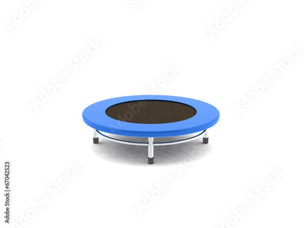 Obraz jumping on the trampoline