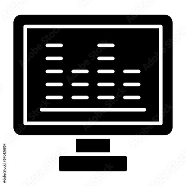 Fototapeta Sound Bars Icon