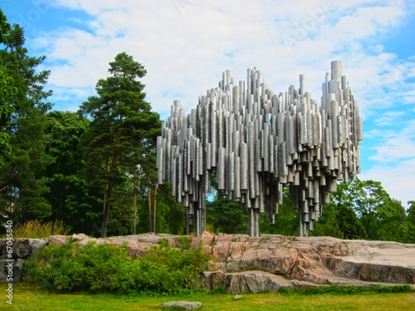 Fototapeta Памятник из труб