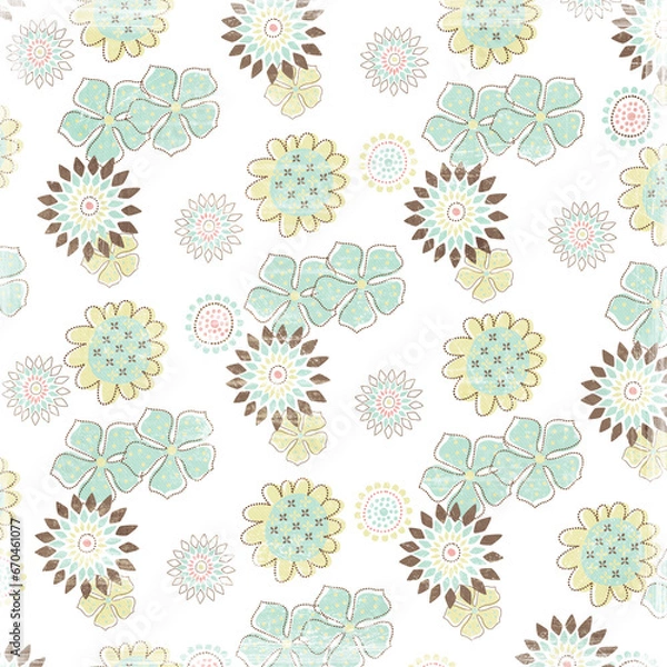 Obraz seamless floral background