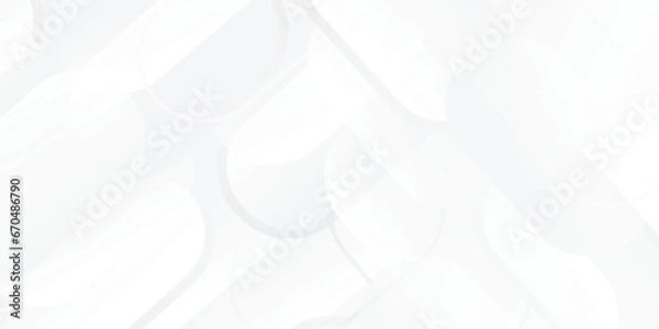 Fototapeta Abstract white background. Minimal geometric white light background abstract design vector technology modern white 