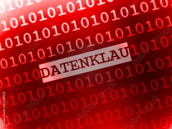 Fototapeta Datenklau...