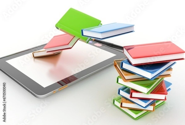 Obraz books , Tablet computer
