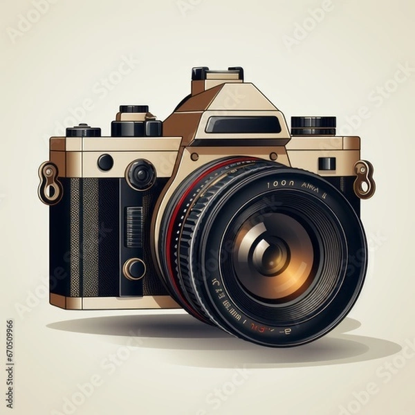 Fototapeta minimalistic camera image perfect for a print