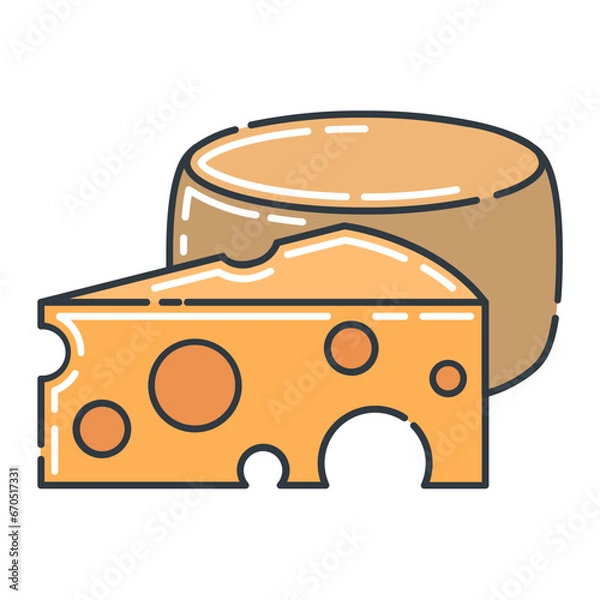 Obraz Cheese Icon