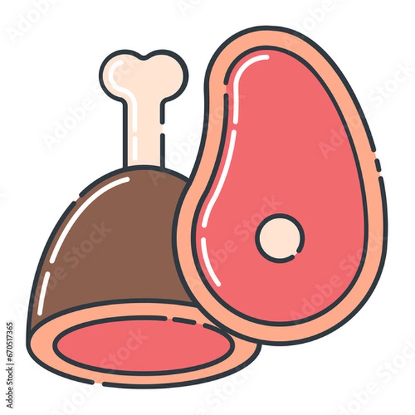 Obraz Meat Icon