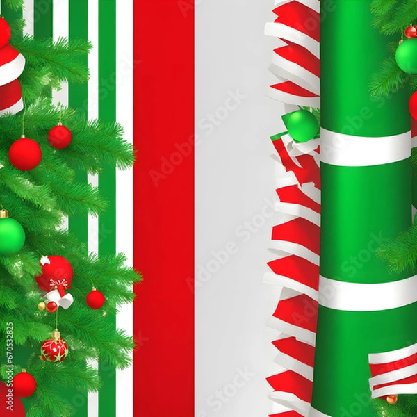 Fototapeta red christmas background