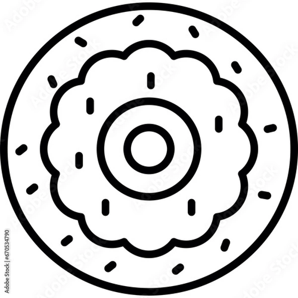Fototapeta Doughnut Icon