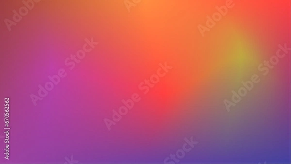 Fototapeta Colorful gradient background with noise effect