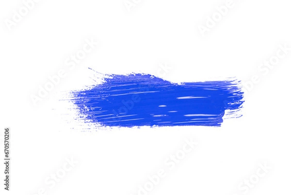 Obraz blue stroke of the paint brush
