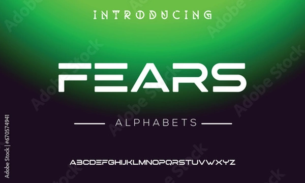 Fototapeta Lettering Fashion Designs. Modern elegant alphabet letters font and number. Minimalist typography fonts regular, typeface uppercase and lowercase.