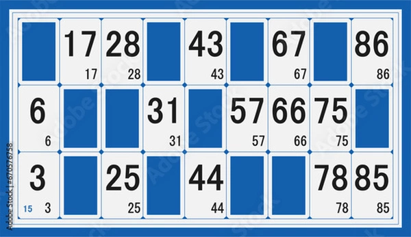 Obraz Carton de loto