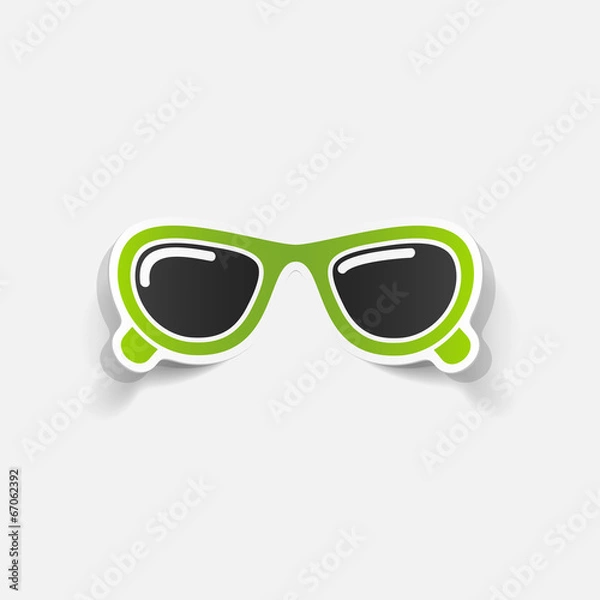 Fototapeta realistic design element: sunglasses