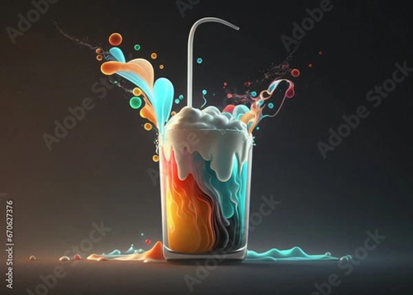 Obraz trinken & glas