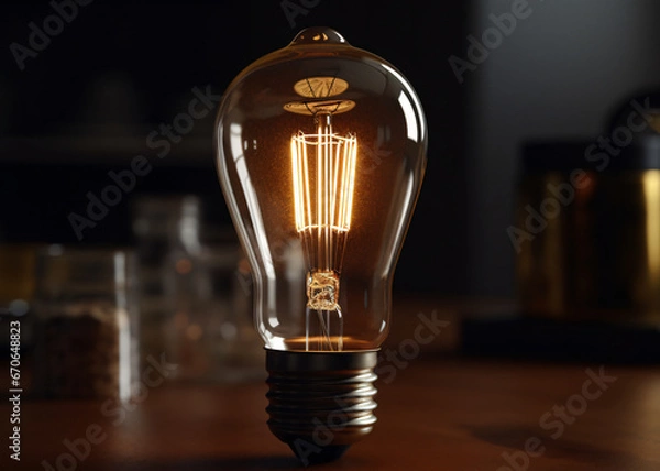 Obraz glühbirne & licht