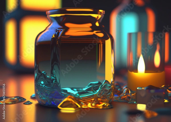 Obraz glas & trinken