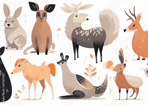 Obraz tier & cartoons