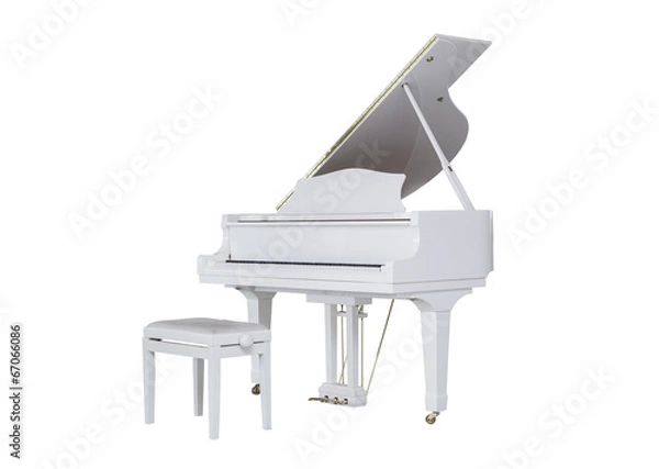 Obraz white piano