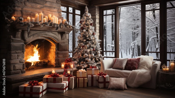 Obraz Christamas Fire