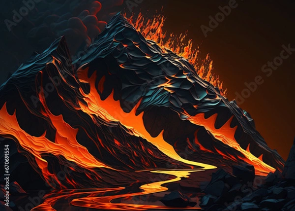 Obraz vektor & feuer